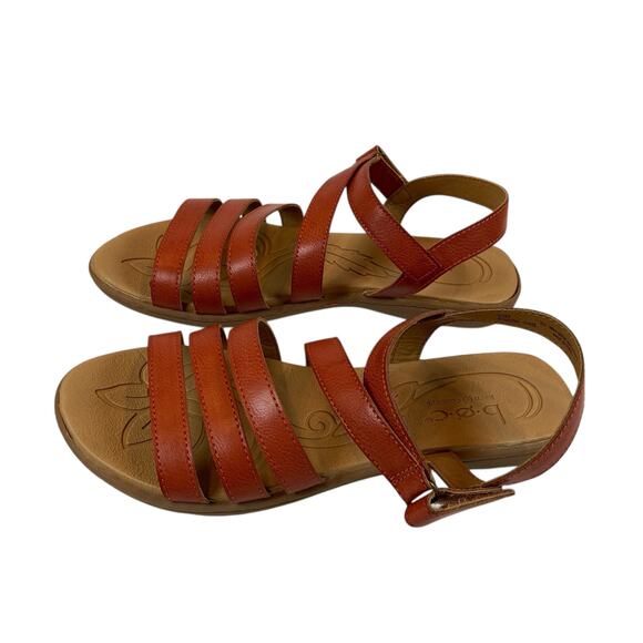 BOC Born Concept Orange Strappy Sandals Size 10.5 - Picture 3 of 6